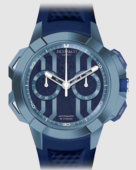 Jacob & Co EC400.22.AF.AA.ABRUA EPIC X CHRONO BLUE PVD TITANIUM replica watch
